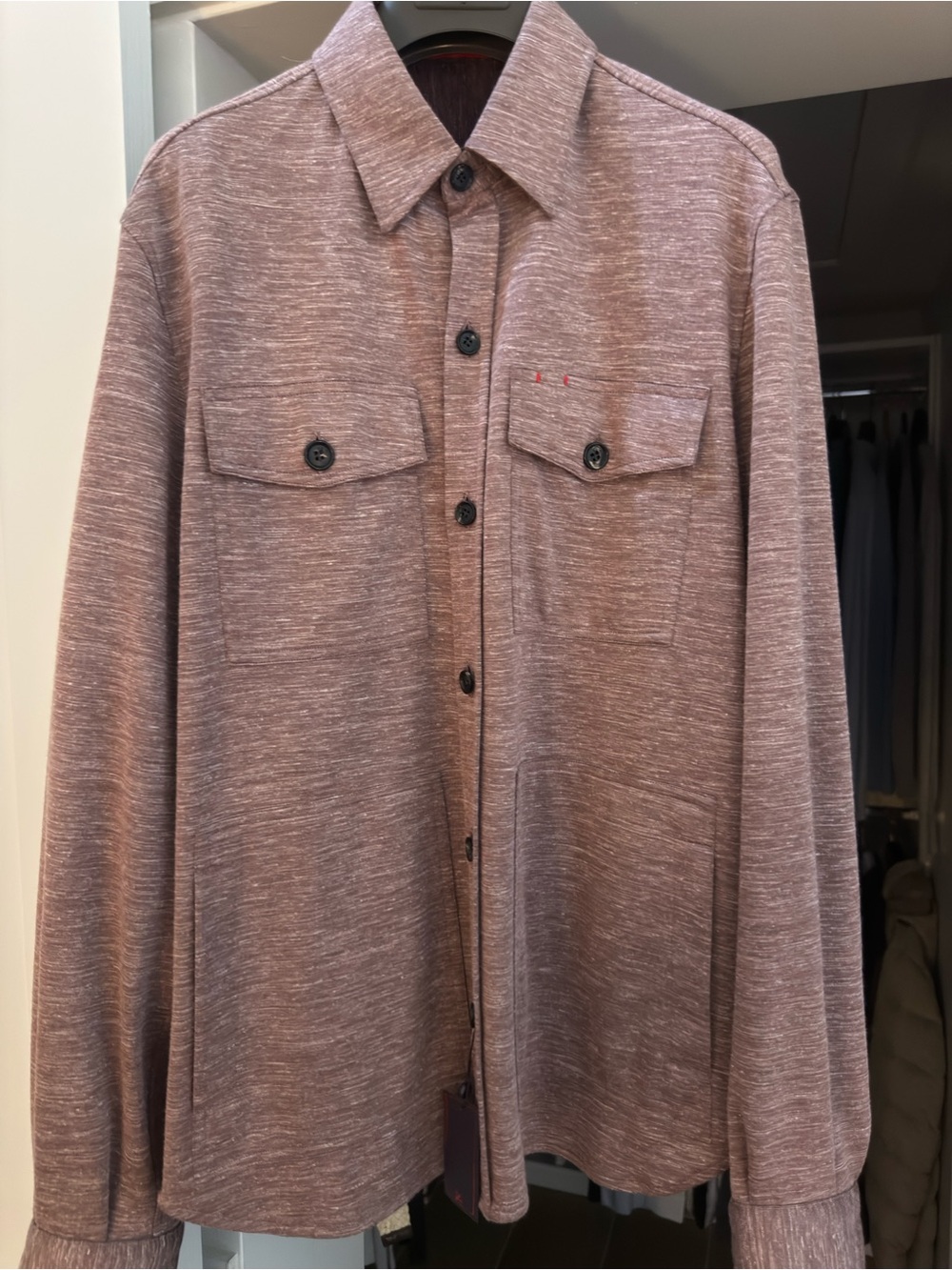 Isaia Lightweight Shirt Jacket